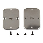 Team Associated **ASC92101 Associated B64 Steel Chassis Weights (15g, 27g)