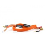 Avid RC Avid 2S Charge Lead Cable w/4mm & 5mm Bullet Connector (2') Orange