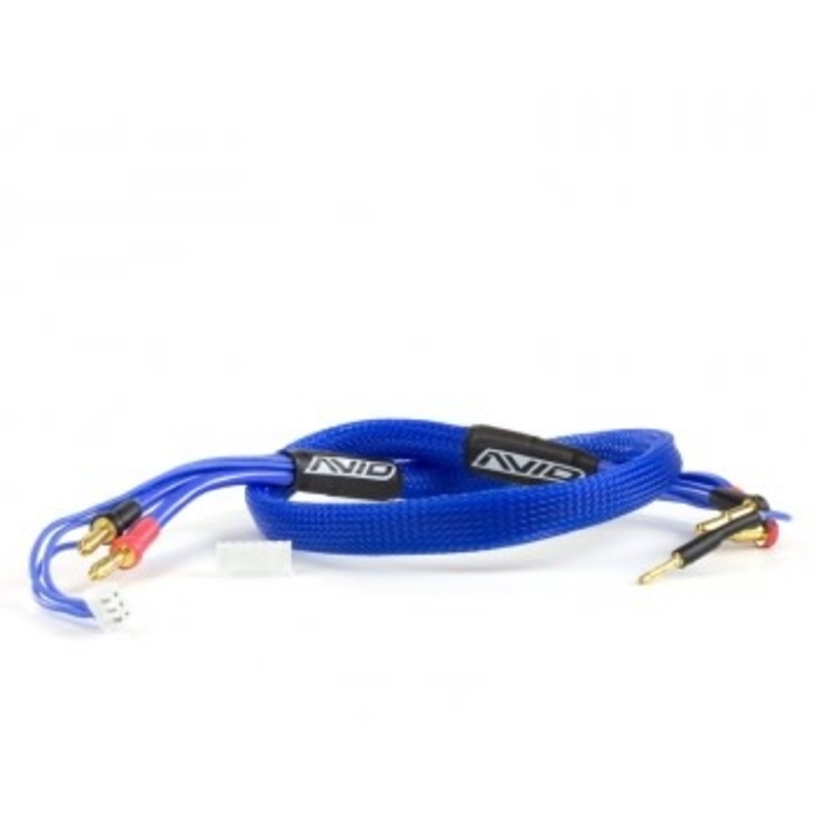 Avid RC Avid 2S Charge Lead Cable w/4mm & 5mm Bullet Connector (2') Blue