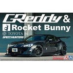 Aoshima AOS06187 Aoshima ZN6 Toyota 86 12 Greddy & Rocket Bunny 1/24