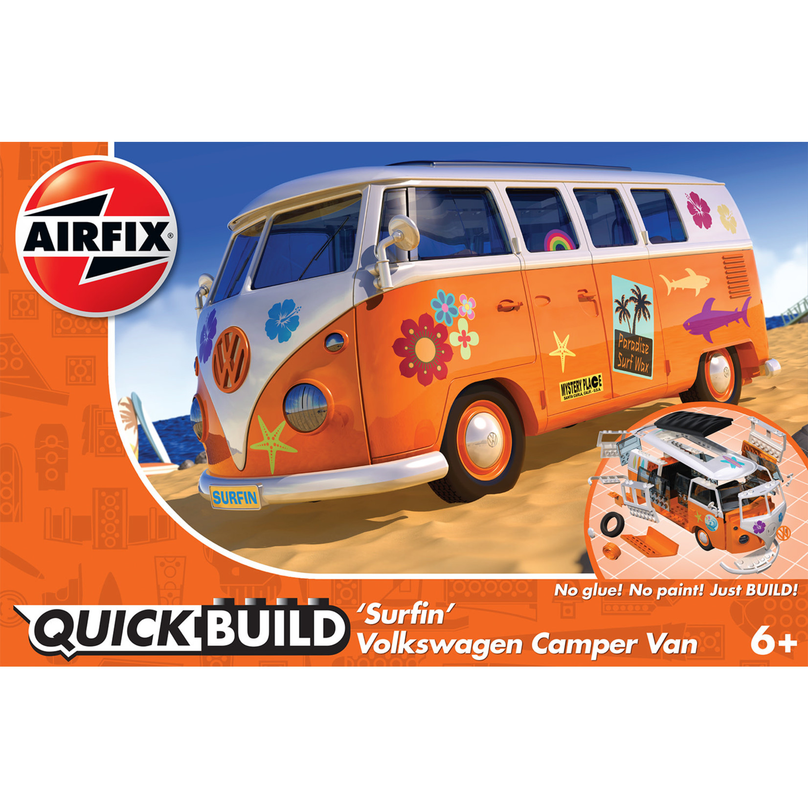 Airfix J6032 Airfix VW Camper Surfin Quickbuild