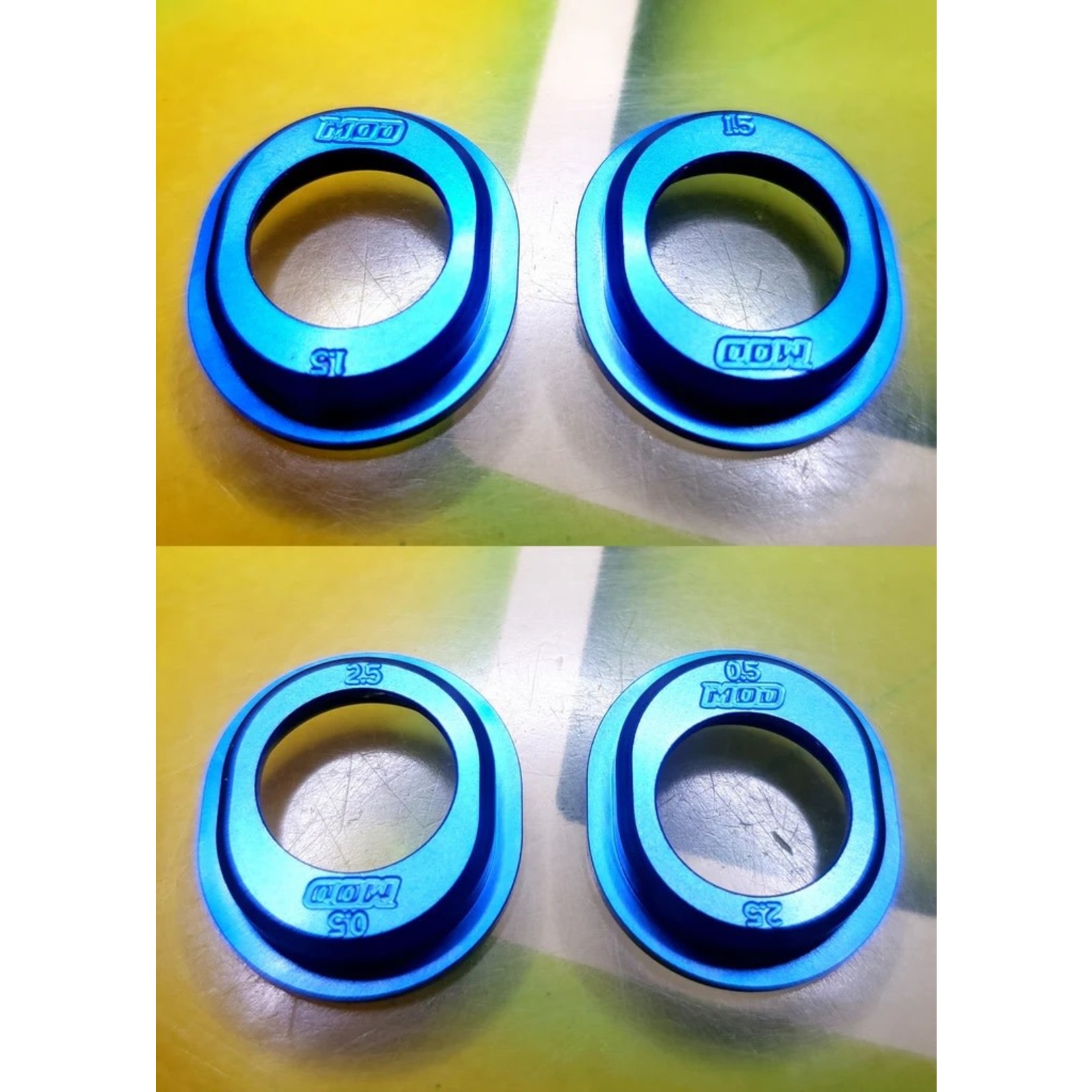 MOD MOD21505 MOD 1.5 & .5/2.5 Aluminum Diff Height Inserts