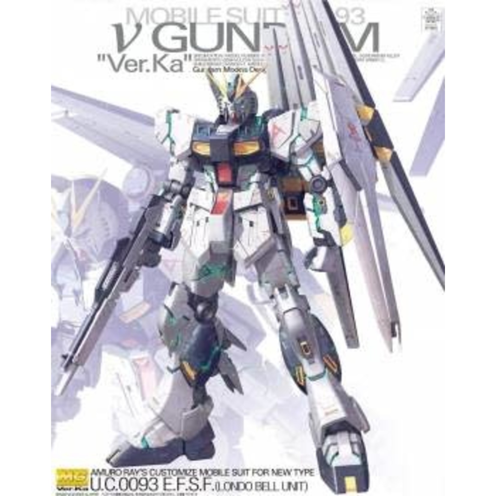 Bandai BAN2167683 Bandai MG Nu Gundam (Ver. Ka) "Char's Counterattack"