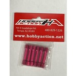 Hobby Action M3 x 35 Standoff Hex (6) Pink