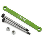 STRC STRC Stampede/Bigfoot Aluminum Front Hinge Pin Brace (Green) Heavy Duty