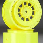 JConcepts JCO3352Y JConcepts 12mm Hex Hazard Short Course Wheels (Yellow) (2) (TEN-SCTE)