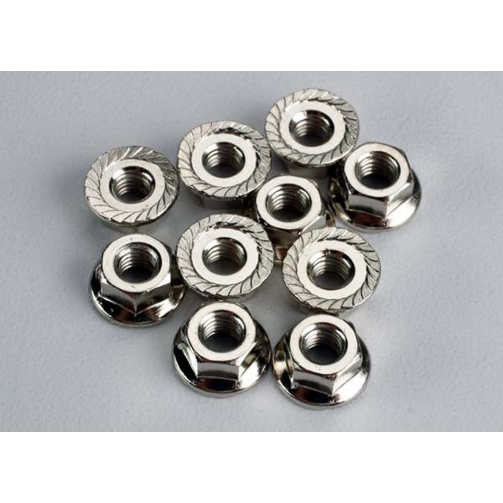 Traxxas TRA6135 Traxxas 4 mm Flanged Nuts (10)