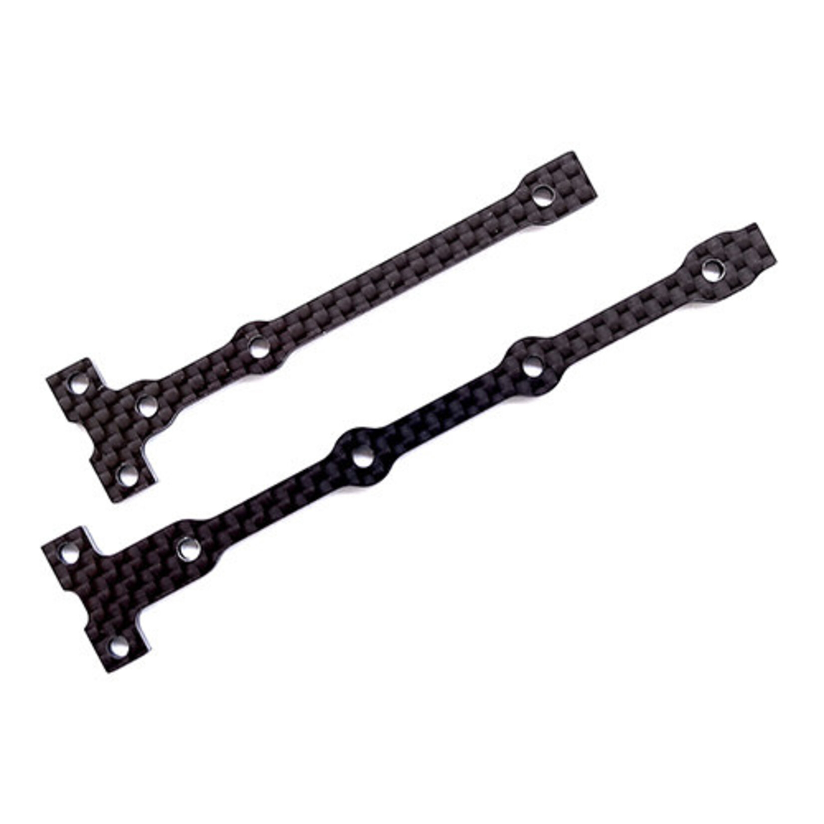 Team Associated ASC92283 Associated RC10B74.1 FT Flex Chassis Brace Support Set, 2.0mm, carbon fiber