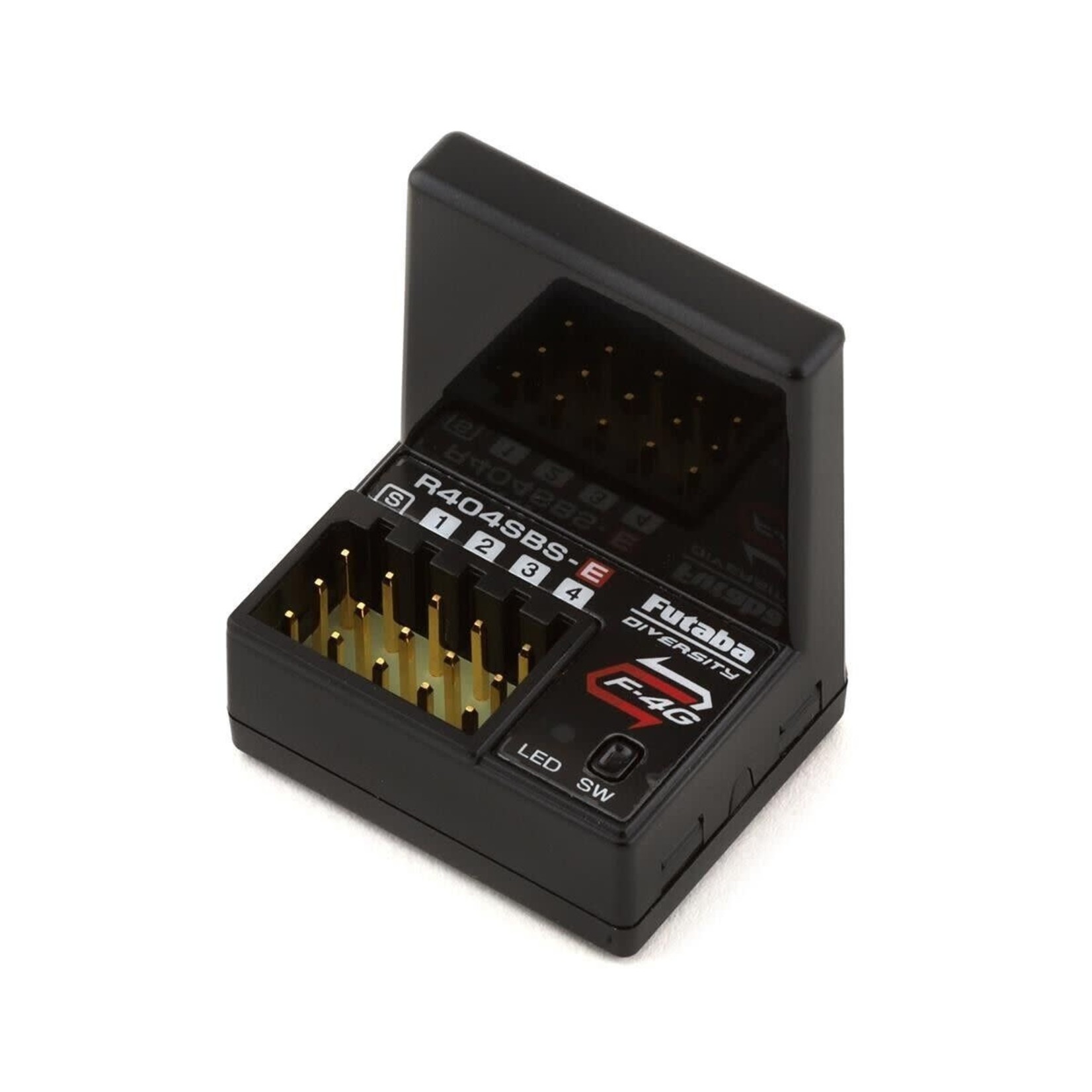 Futaba FUT01102363-1 Futaba R404SBS-E F-4G T-FHSS 4-Channel 2.4Ghz Telemetry Receiver (EP Only) (SR/T-FHSS/S.Bus2)