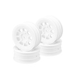 JConcepts JCO3397W JConcepts 9 shot 2.2" front wheel (White) - 4pc