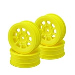 JConcepts JCO3397Y JConcepts 9 shot 2.2" front wheel (Yellow) - 4pc