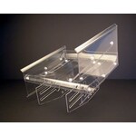 Custom Works RC Products CW9127 Custom Works Vortex 7x7 Sprint Top Wing w/Mounts