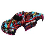 Traxxas TRA3649 Traxxas Body Stampede Hawaiian  Decals Applied