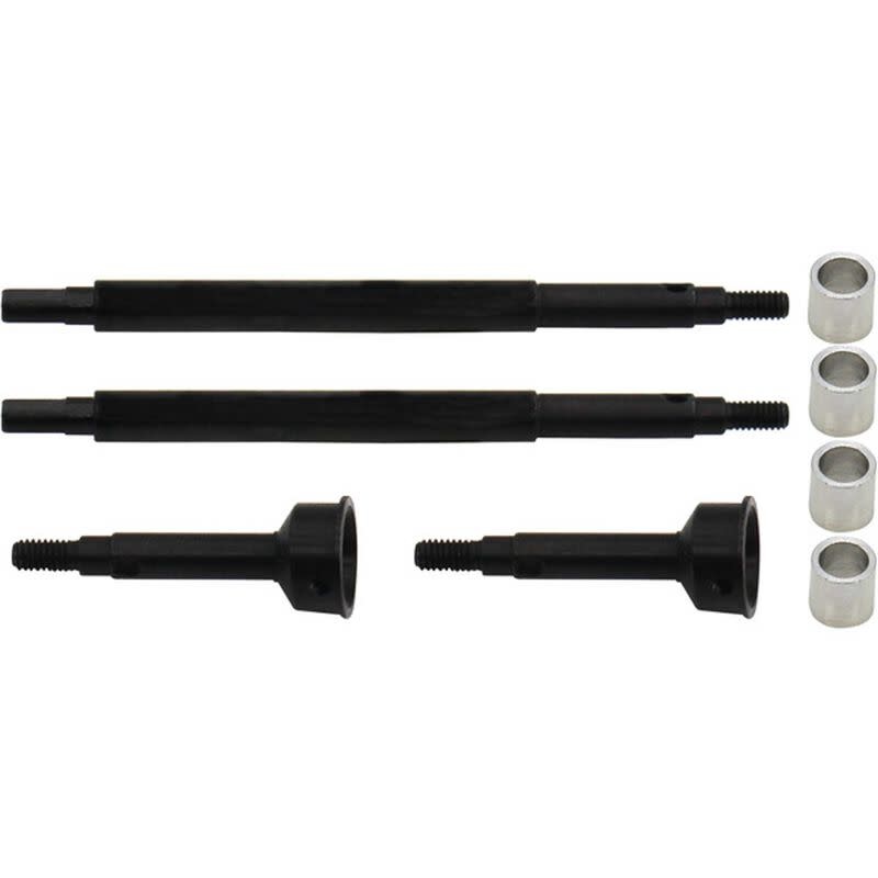 Hot Racing Traxxas TRX-4M +5mm Front & Rear Hardened Steel Drive Axles ...
