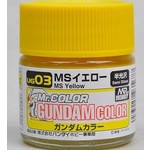 GSI Creos GNZ-UG03 GSI Creos Mr Hobby UG03 MS Yellow - Gundam Color - Lacquer 10ml