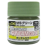 GSI Creos GNZ-UG06 Mr Hobby UG06 MS Green - Gundam Color -  Lacquer 10ml