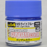 GSI Creos GNZ-UG14 GSI Creos Mr Hobby UG14 MS Light Blue - Gundam Color - Lacquer 10ml