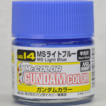 GSI Creos GNZ-UG14 Mr Hobby UG14 MS Light Blue - Gundam Color -  Lacquer 10ml