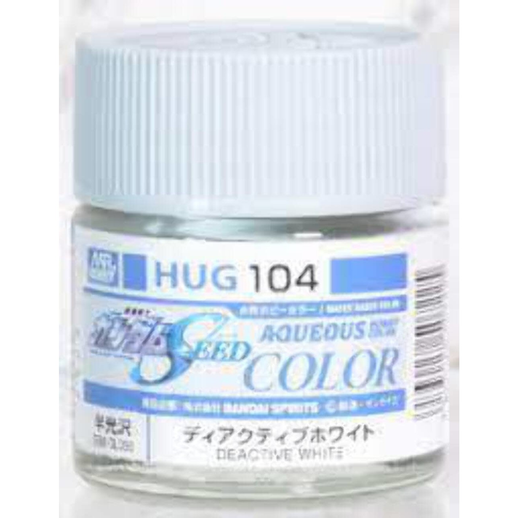 GSI Creos GNZ-HUG104 Mr Hobby HUG104 Deactive White - Semi-Gloss Acrylic 10ml