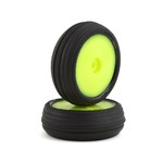 JConcepts JCO4039-2211 JConcepts Mini-B Hawk Pre-Mounted Front Tires (Yellow) (2) (Green)