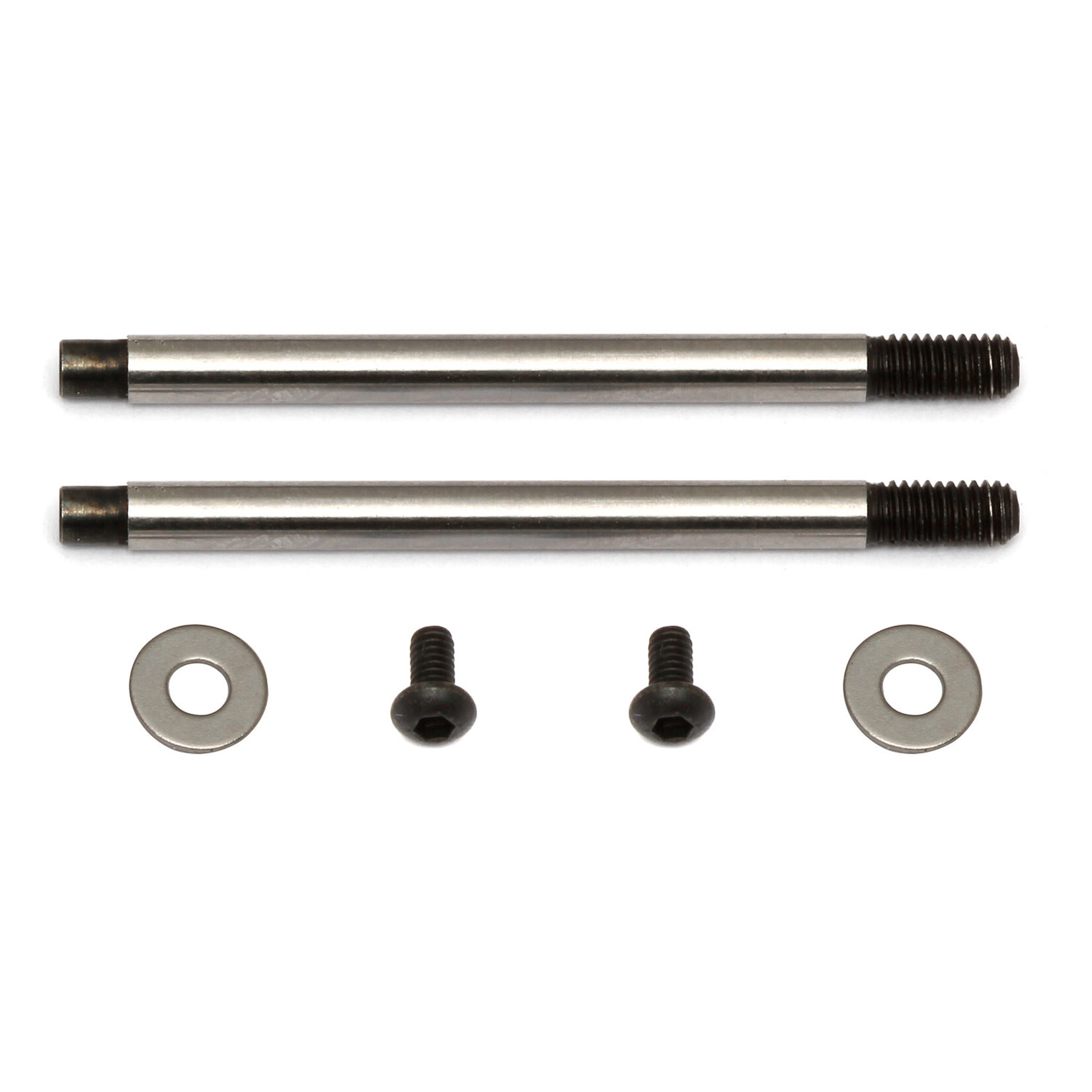 Team Associated ASC91616 Associated 3x21mm V2 Chrome Screw Mount Buggy Front Shock Shaft (2)