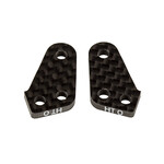 Team Associated **ASC92305 Associated RC10B74.1 FT Carbon Fiber HT +0 Steering Block Arms