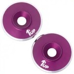 1UP 1UP820321 1Up Racing 7075 LowPro Wing Washers - M3 - 2pcs - Purple Shine
