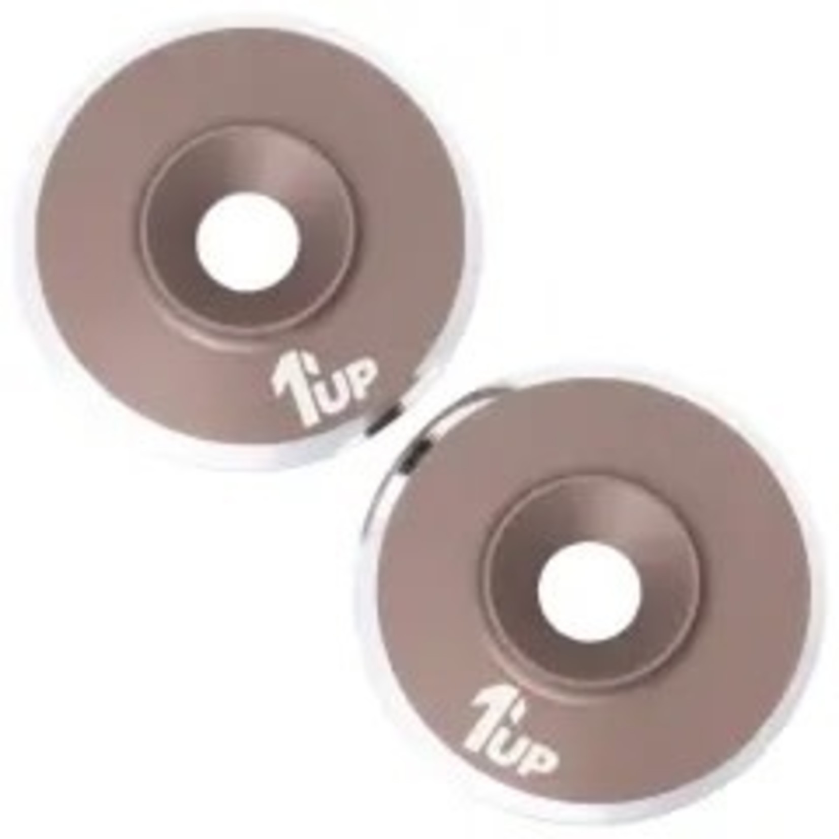 1UP 1UP820921 1Up Racing 7075 LowPro Wing Washers - M3 - 2pcs - Gunmetal Shine