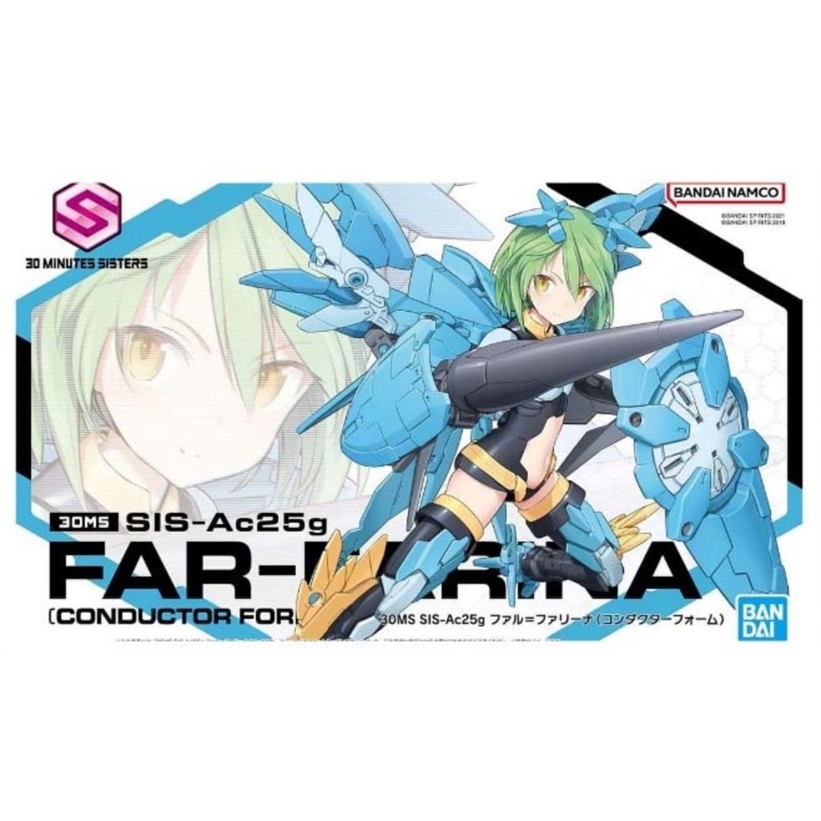 Bandai BAN2590332 Bandai #5 SIS-Ac25g FAR-Farina (Conductor Form) "30 Minute Sisters"