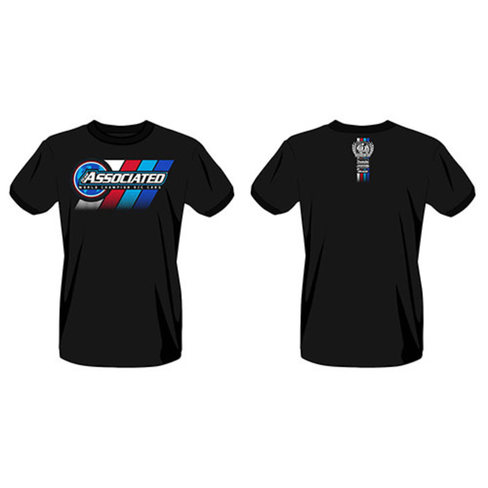 Team Associated ASC97093 Associated WC22 T-Shirt, black, Small