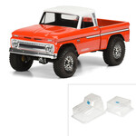 Pro-line Racing PRO348300 Pro-Line 1966 Chevrolet C-10 12.3" Rock Crawler Body (Clear) Cab & Bed