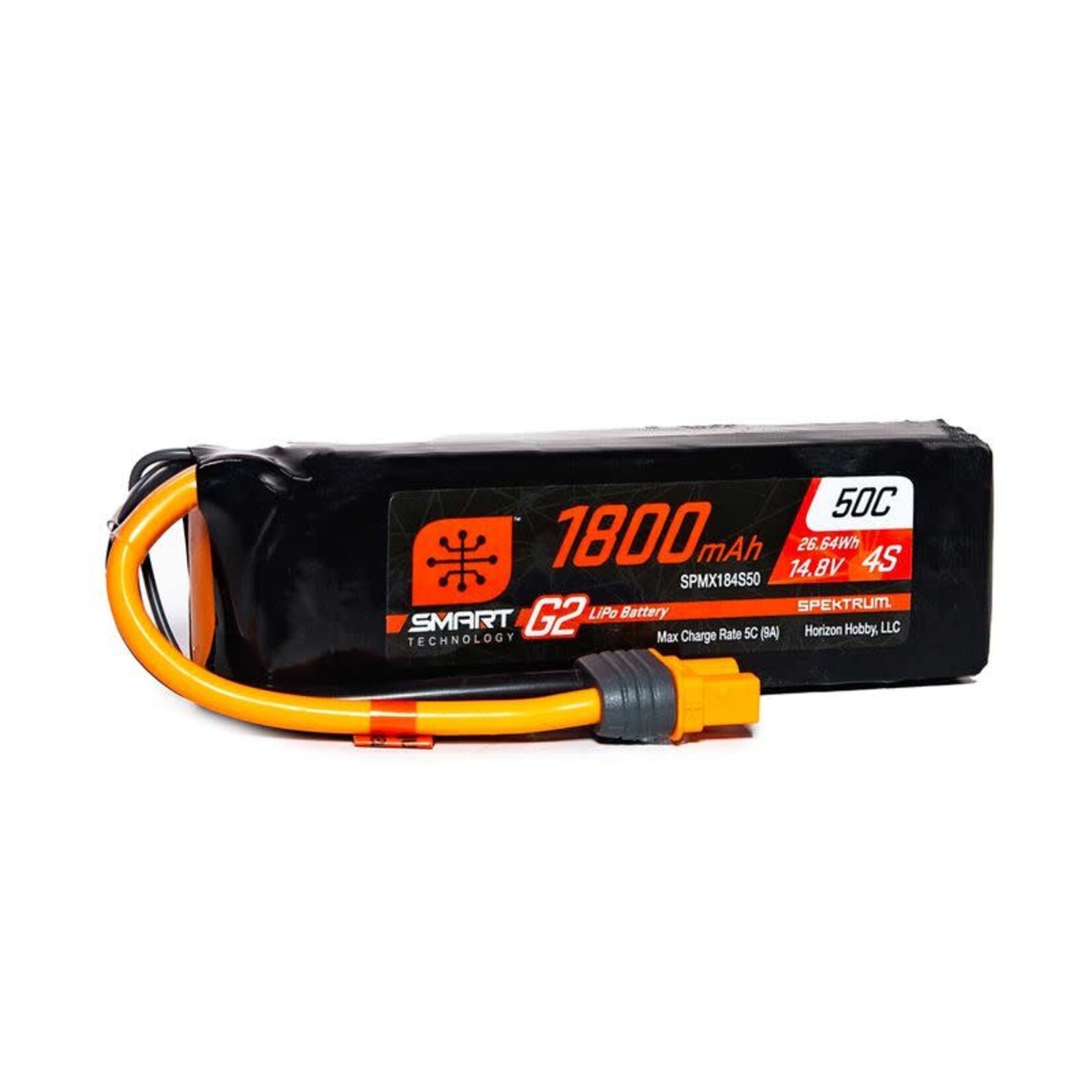 Spektrum SPMX184S50 Spektrum 1800mAh 4S 14.8V Smart G2 LiPo 50C; IC3