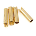 ProTek RC PTK-5036 ProTek RC 4.0mm "Super Bullet" Solid Gold Connectors (4 Female)