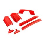 Traxxas TRA9510R Traxxas Sledge Body Roof Skid Pads (Red)