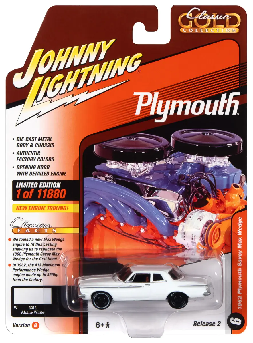 Johnny Lightning JLSP248B Johnny Lightning 1962 Plymouth Savoy Max