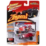 Johnny Lightning JLSP294B Johnny Lightning 1932 Frd Hi Boy (Zingers) Red w/White Scallops