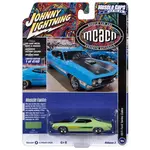 Johnny Lightning JLSP287B Johnny Lightning 1971 Ford Torino Cobra (MCACN) Grabber Lime w/Laser Side Stripe  & Black Hood Treatment