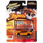 Johnny Lightning JLSP250A Johnny Lightning 2011 Chevrolet Camaro(Zingers) Sunset Metallic Orange