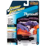 Johnny Lightning JLSP248A Johnny Lightning 1962 Plymouth Savoy Max Wedge Silhouette Black