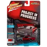 Johnny Lightning JLSP233B Johnny Lightning 1976 Plymouth Road Runner (Project in Progress) Bright Red & Primer Gray