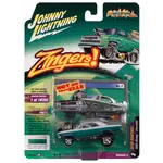 Johnny Lightning JLSP208B Johnny Lightning 1966 Chevrolet Chevelle (Zinger) Pearl White & Metallic Green