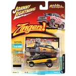 Johnny Lightning JLSP208A Johnny Lightning 1966 Chevrolet Chevelle (Zinger) Gloss Black & Yellow