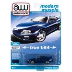 Auto World AWSP102A Auto World 1996 Toyota Supra Baltic Blue Poly
