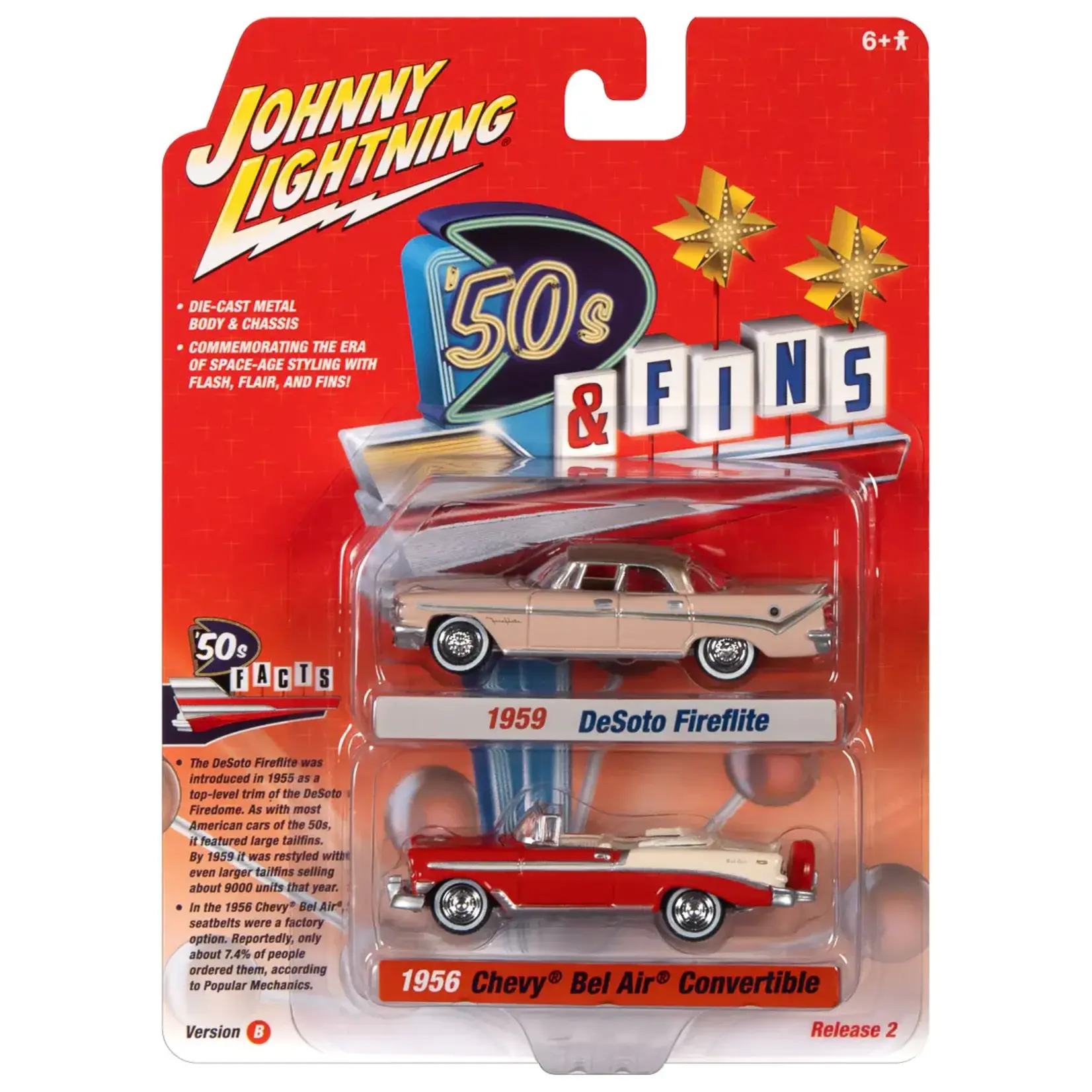 Johnny Lightning JLSP285B Johnny Lightning 50's & Fins