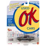 Johnny Lightning JLSP197B Johnny Lightning 1976 Plymouth Road Runner Silver Cloud Poly w/Black & Orange Side Stripes  & Road Runner Side Script
