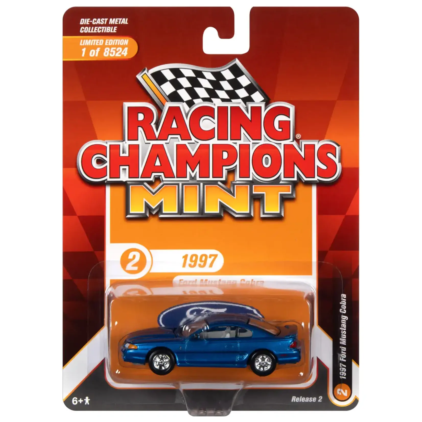 Racing Champions RCSP025 Racing Champions 1997 Ford Mustang Cobra Moonlight Blue