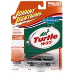 Johnny Lightning JLSP173B Johnny Lightning 1965 Turtle Wax Chevrolet Chevelle Wagon Silver w/Turtle Wax Graphics