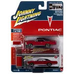 Johnny Lightning JLCT010gto67red Johnny Lightning 1967 Pontiac GTO Red with Tin