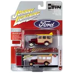Johnny Lightning JLCT011woody31red Johnny Lightning 1931 Ford Model A Red with Tin
