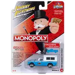 Johnny Lightning JLSP332 Johnny Lightning Monopoly 1960 Studebaker w/Camper Water Works w/Token Blue/White